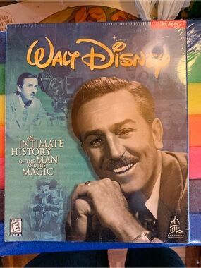 Walt Disney biography cd-rom sealed